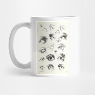 Many Eye Drawings - c. 1675 Illustrations Mug